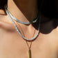 Genuine Aquamarine Beryl Necklace Genuine Aquamarine Beryl Necklace Panakeias Blessings   