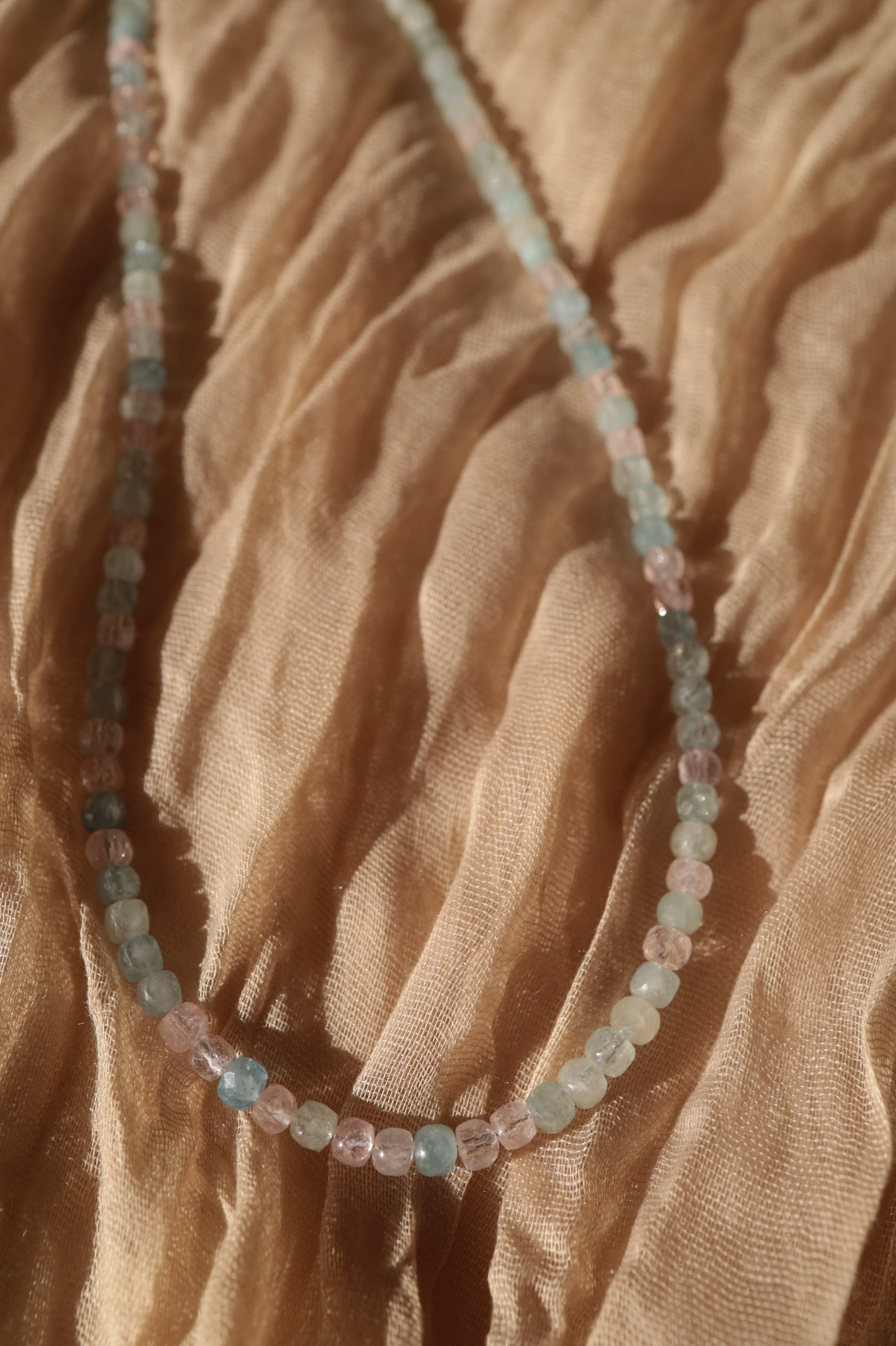 Genuine Aquamarine Beryl Necklace Genuine Aquamarine Beryl Necklace Panakeias Blessings   