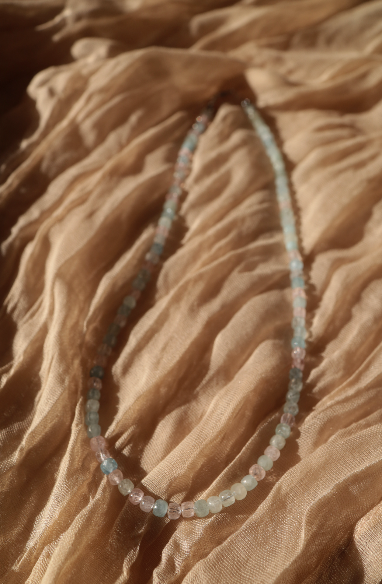 Genuine Aquamarine Beryl Necklace Genuine Aquamarine Beryl Necklace Panakeias Blessings   
