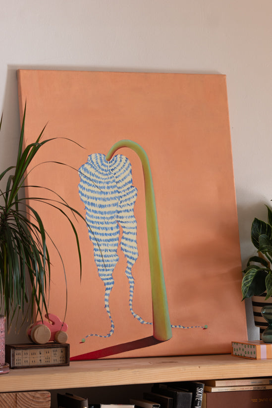 Las Palmas Palm Tree Painting WASTE HAZARD   